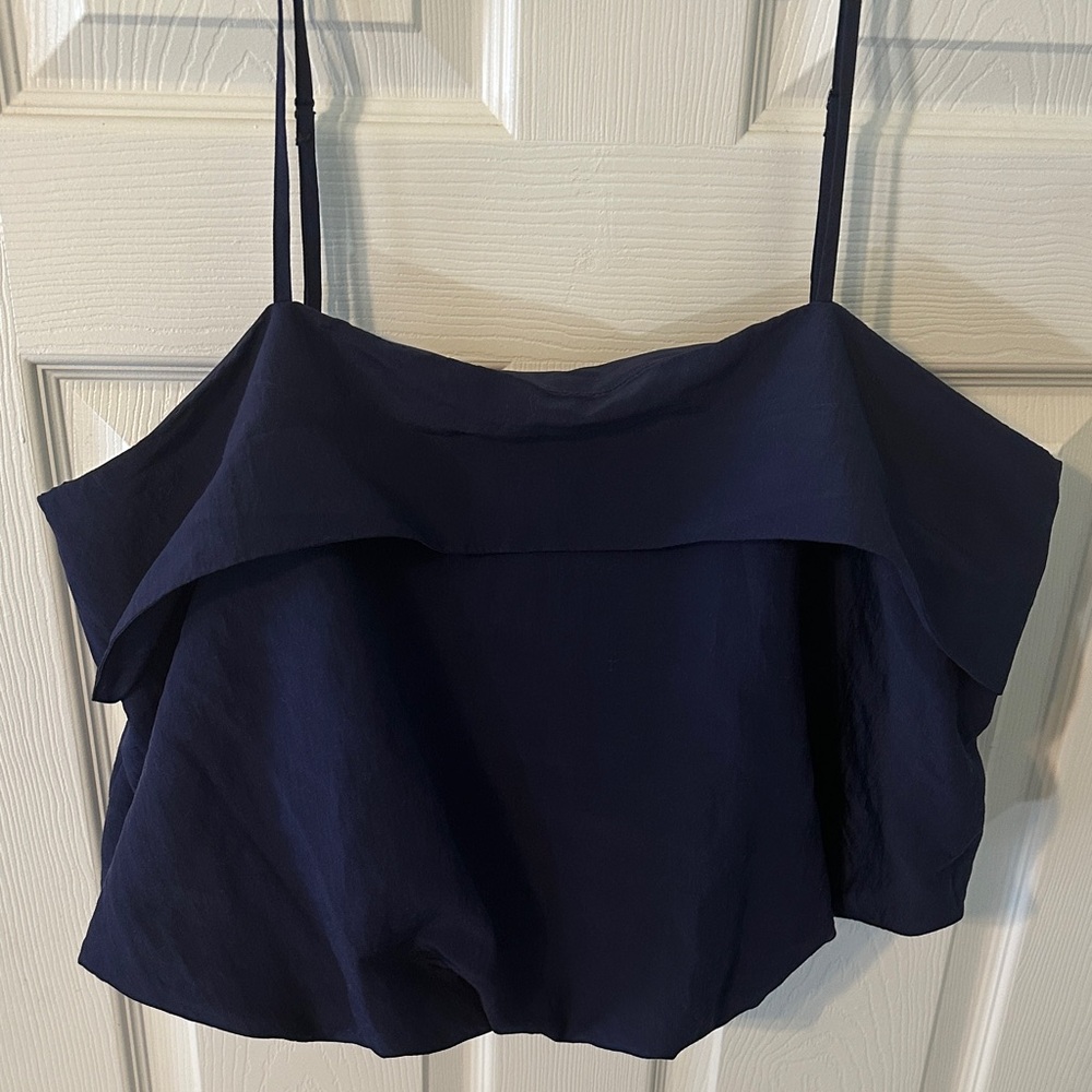 a new day Bubble Tank Top Navy NWT Size XL